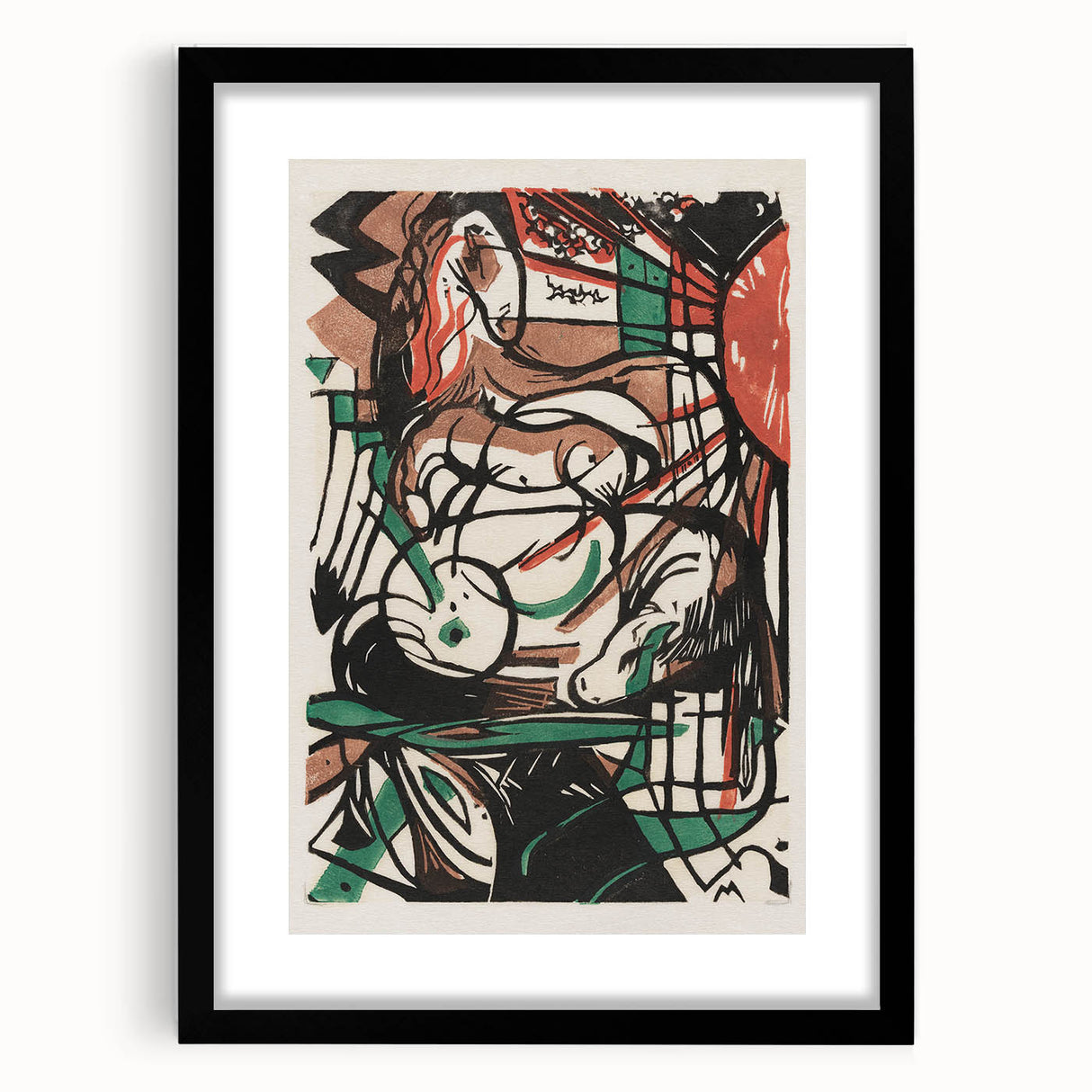 Abstract Expressionism: Birth of Horses | Vibrant Expressionist Wall Art