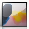 Abstract Art Prints – Soft Yellow and Pink Gradient Modern Canvas