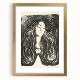 Expressionist Art - The Brooch, Eva Mudocci (1903) Wall Art Print