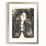 Expressionist Art - The Brooch, Eva Mudocci (1903) Wall Art Print