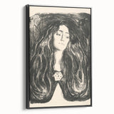 Expressionist Art - The Brooch, Eva Mudocci (1903) Wall Art Print