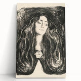 Expressionist Art - The Brooch, Eva Mudocci (1903) Wall Art Print