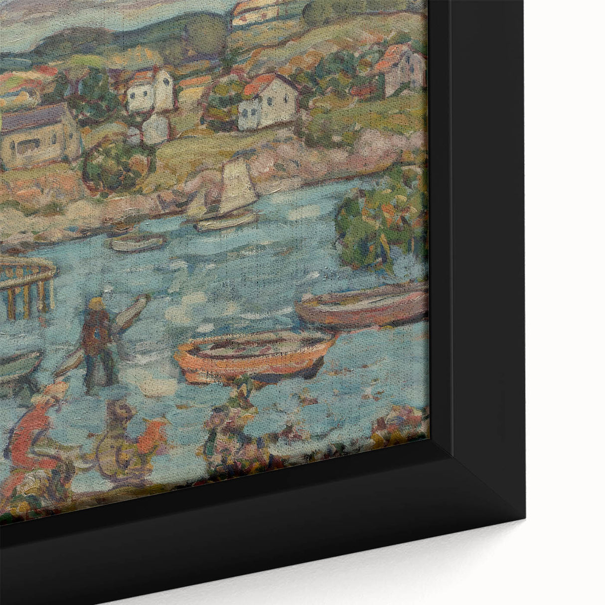 Impressionist Harbor Scene Wall Art - Prendergast's Marblehead Harbor Print