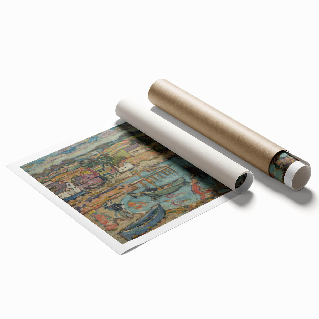 Impressionist Harbor Scene Wall Art - Prendergast's Marblehead Harbor Print