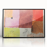 Abstract Composition Modern Art - Vibrant Colors and Geometric Style