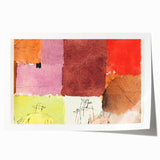 Abstract Composition Modern Art - Vibrant Colors and Geometric Style