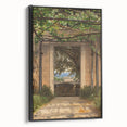 Realism Garden Archway Art Print - Verdant View by Eckersberg