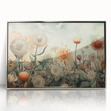 Botanical Floral Living Room Wall Art – Large Canvas & Framed Print
