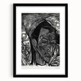 Expressionist Portrait: Fifth Bauhaus Portfolio | Bold Abstract Wall Art