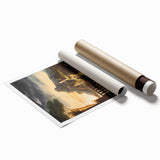 Romanticism Art: Evening Landscape by Théodore Géricault