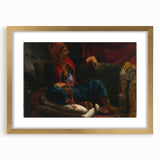 Romanticism Art: The Smoker by Eugène Delacroix