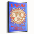 Nirvana Concert Poster - Retro Grunge Art for Music Lovers