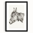 Romanticism Art: Head of a Donkey by Jean-Bernard