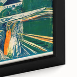 Expressionist Art: The Girls on the Bridge | Vibrant Munch Wall Art