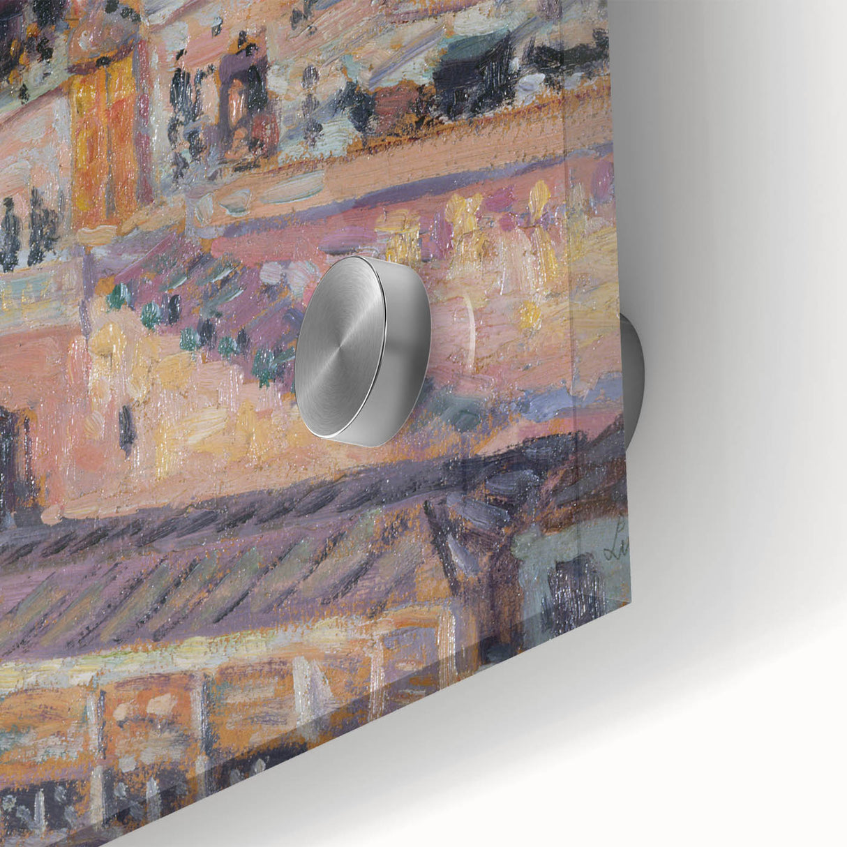 Impressionist Cityscape - Pont Saint-Michel by Luce Wall Art Print