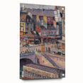 Impressionist Cityscape - Pont Saint-Michel by Luce Wall Art Print