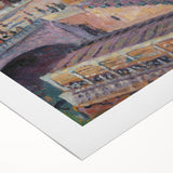 Impressionist Cityscape - Pont Saint-Michel by Luce Wall Art Print