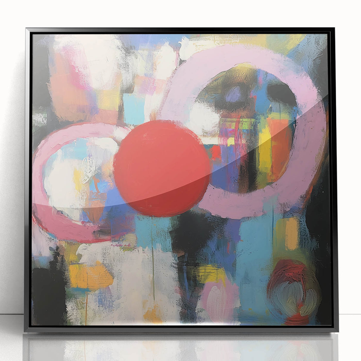 Colorful Abstract Wall Art – Large Modern Canvas for Living Room