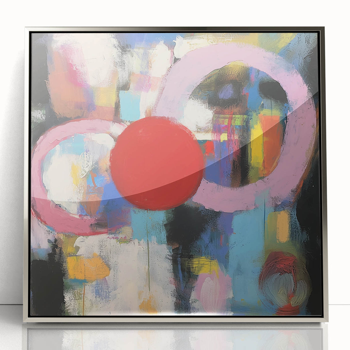 Colorful Abstract Wall Art – Large Modern Canvas for Living Room