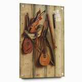 Baroque and Rococo Wall Art | Antique Musical Instruments Still Life