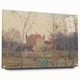 Autumn at the Edge of a City - Tranquil Landscape by László Mednyánszky