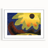 Abstract Sun Landscape - Vibrant Modern Art Print by Arthur Dove