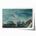 Moody Realism Landscape - In Suburbs by Konštantín Bauer Art Print