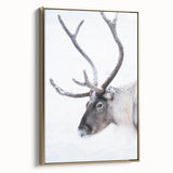 Framed canvas of a vintage-style Finnish landscape in muted gold and black tones, ideal for bedroom wall decor.