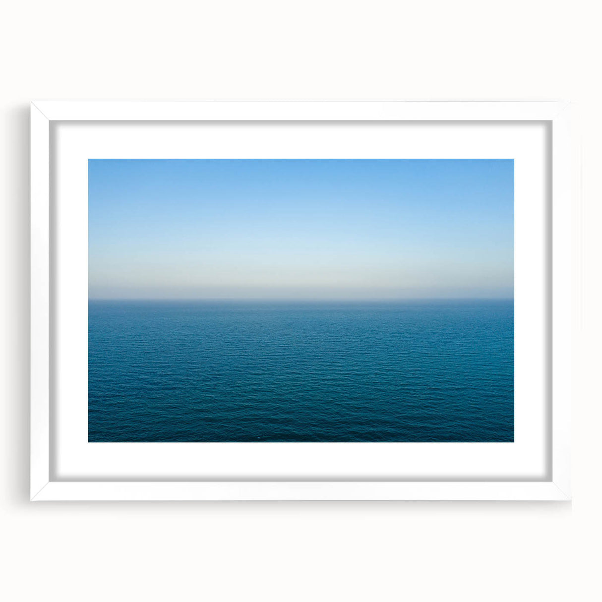 Textured art of abstract European scenery in muted earth tones on a white framed canvas, ideal for bedroom art.