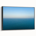 Black and white landscape art painting of a vintage French scenery on framed canvas, ideal for bedroom wall decor.