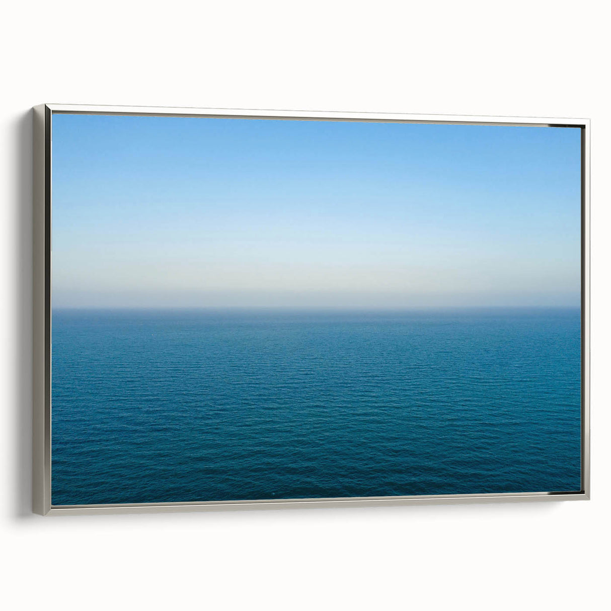 Landscape painting of a scenic South France view on a framed canvas, featuring vibrant color palette.