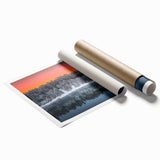 Extra large rolled print of a floral art scene in Latvia, featuring soft pastel shades, ideal for classy bathroom wall art.