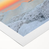 Art deco poster of a serene Lithuanian landscape, featuring soft earth tones on rolled canvas.