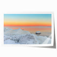 Extra large rolled print of a Lithuanian landscape with vibrant floral elements, suitable for art wall dining room.