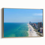 Framed canvas featuring a vintage-style Alabama landscape in muted gold and black tones, ideal for bedroom wall decor.