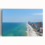 Black and white stretched canvas of Alabama scenery, ideal for kitchen wall art.