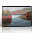 Large abstract wall art depicting a Connecticut scenery in black and white tones on a framed acrylic.