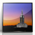 Large abstract wall art depicting an Idaho scenery in muted earth tones on a framed acrylic.