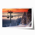 Extra large rolled print of Vermont scenery with vibrant green and autumn hues, ideal for dining room wall art.