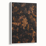 Vintage poster art of a colorful fall scene on extra large framed canvas, ideal for living room decor.