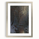 Romanticism Art: Winter by László Mednyánszky