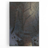 Romanticism Art: Winter by László Mednyánszky