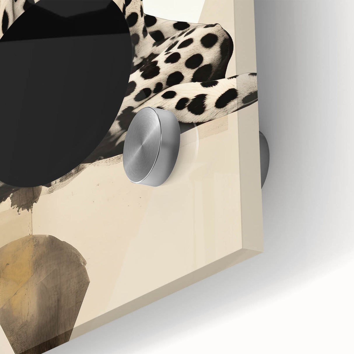 Elegant Dining Room Art Prints – Surreal Abstract Cheetah Design