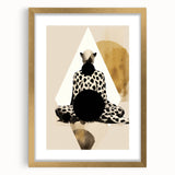 Elegant Dining Room Art Prints – Surreal Abstract Cheetah Design