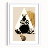 Elegant Dining Room Art Prints – Surreal Abstract Cheetah Design