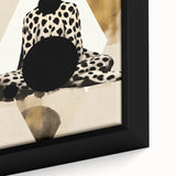 Elegant Dining Room Art Prints – Surreal Abstract Cheetah Design