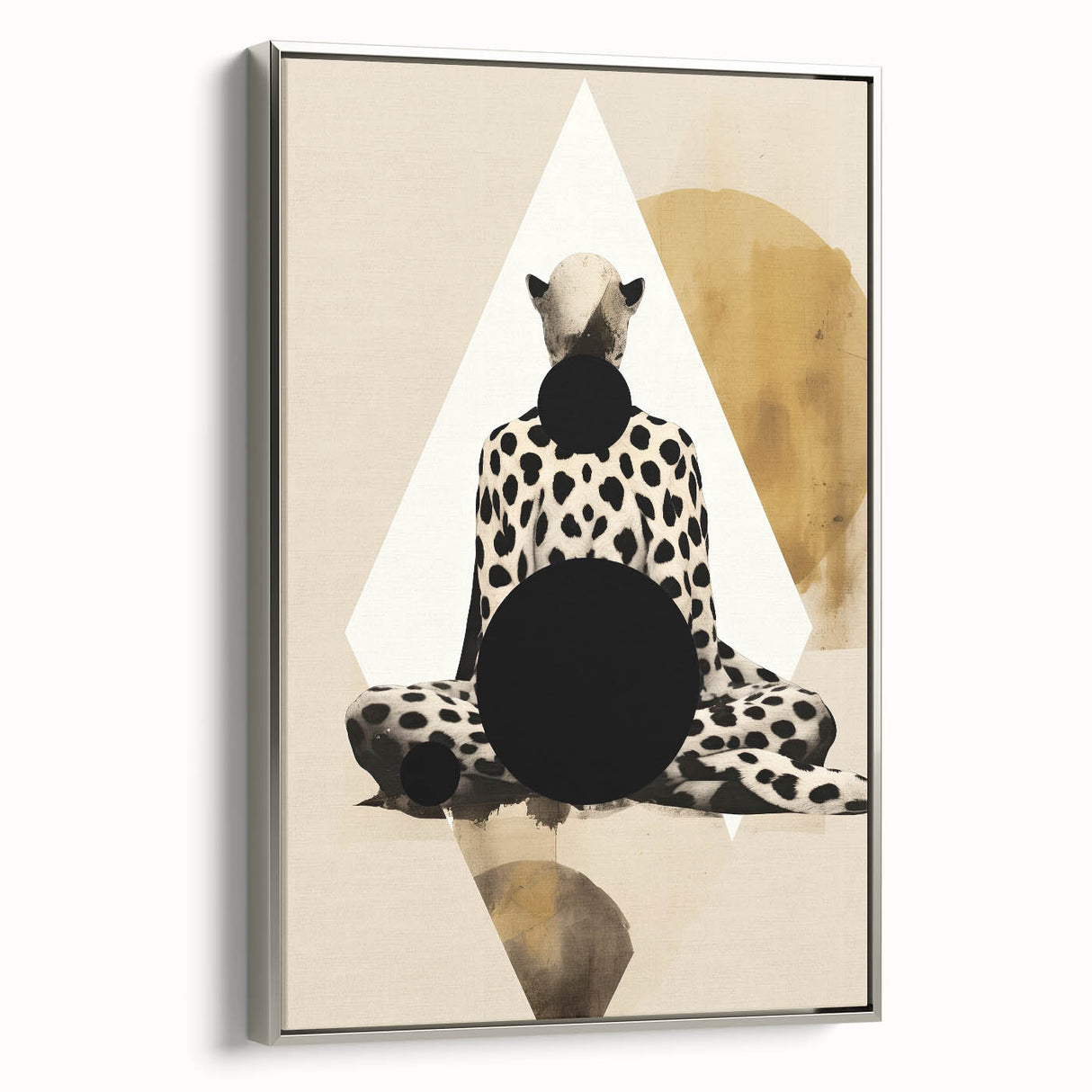 Elegant Dining Room Art Prints – Surreal Abstract Cheetah Design