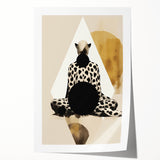 Elegant Dining Room Art Prints – Surreal Abstract Cheetah Design