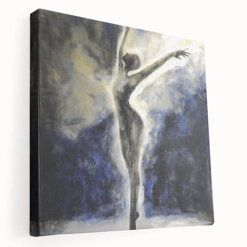 Elegant Dancer Living Room Wall Art – Large Canvas & Framed Print