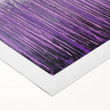 Colorful abstract floral design on rolled canvas, showcasing vibrant hues of pink, blue, and green. Ideal for modern home decor, packaged securely in a sturdy tube for delivery. Perfect for enhancing living spaces with a touch of artistic elegance.
